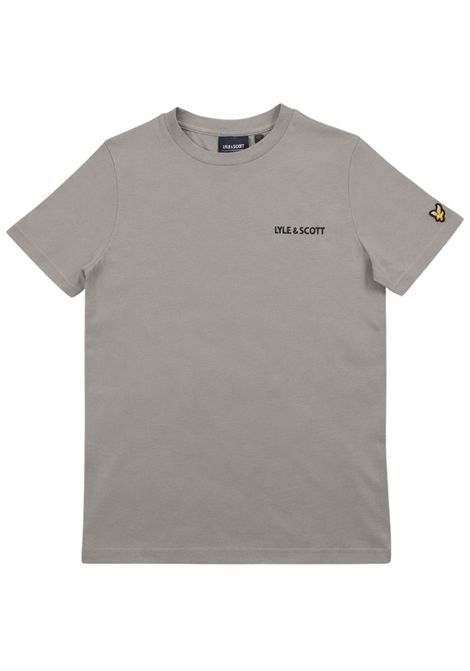 T-shirt bambino grigia in cotone LYLE & SCOTT | 53546GRIGIO